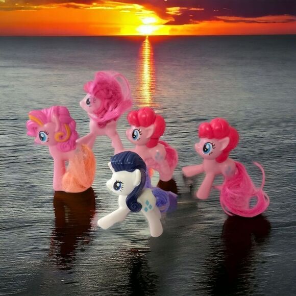 5 My Little Pony Mcdonalds Happy Meal Toy Set MLP Pinkie Pie Rarity Cutie Crew. - Picture 16 of 16